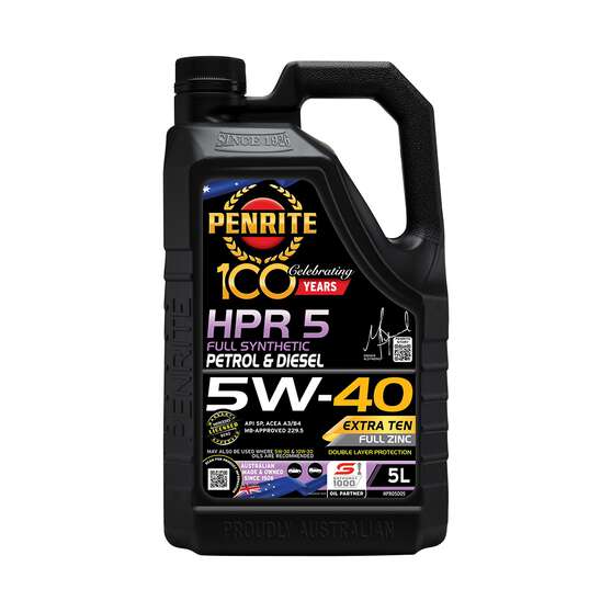 Penrite HPR 5 Engine Oil - 5W-40, 5 Litre