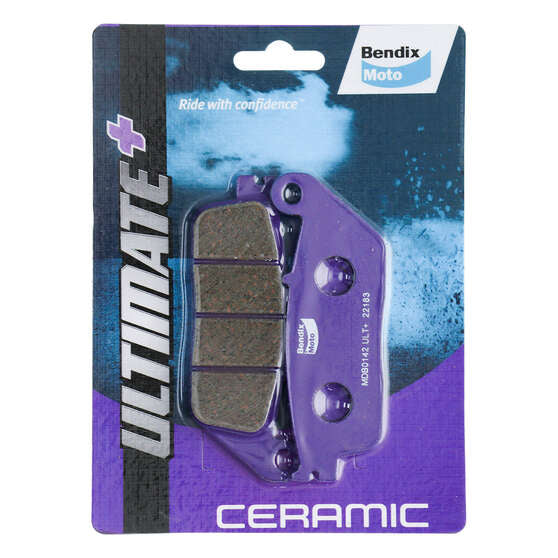 Bendix Ultimate+ Motorcycle Disc Brake Pads - MDB0142-ULT+